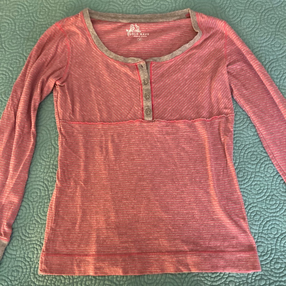 Striped long sleeve shirt